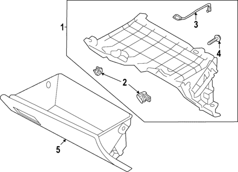 Glove Box for 2025 Hyundai Ioniq 5 #1