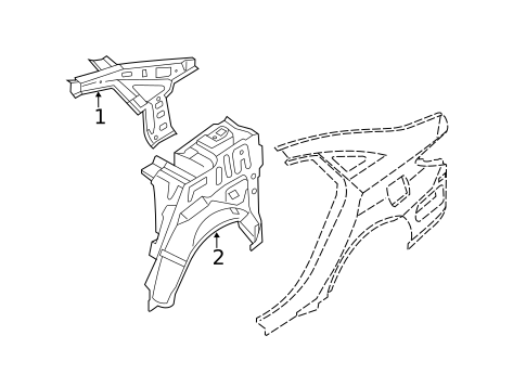 Inner Structure for 2011 Hyundai Sonata #1