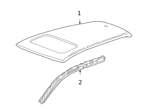 Roof & Components for 2009 Acura RDX #0