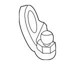 41217028452 - Body: Check Strap Mount for BMW: 745i, 745Li, 750i, 750Li, 760i, 760Li, Alpina B7 Image