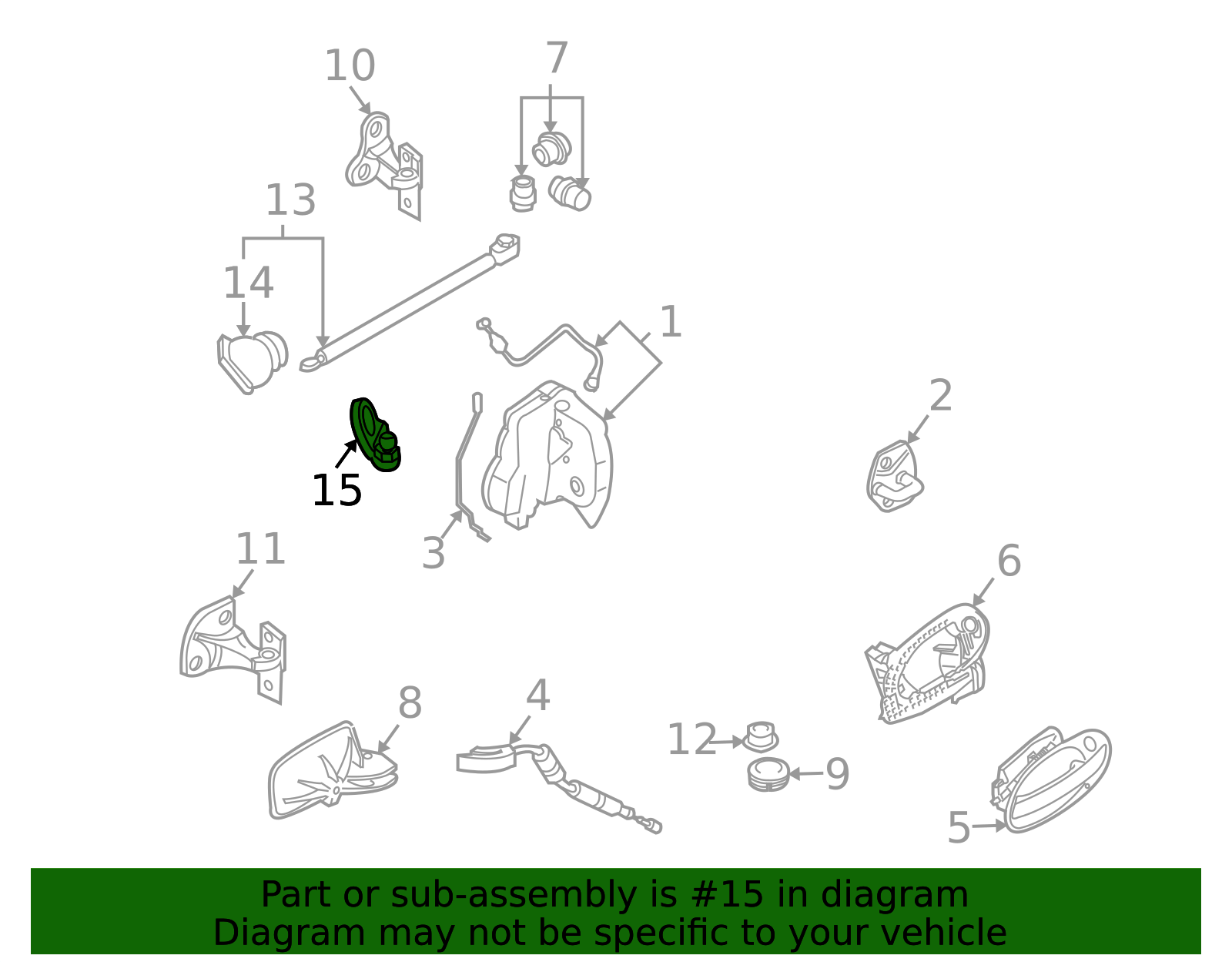 2002-2008 BMW Check Strap Mount 41-21-7-028-451 | BMW Parts Online Hub