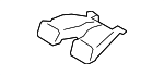 66100FJ020 - Body: Center Duct for Subaru: Crosstrek, Impreza, WRX, WRX STI, XV Crosstrek Image