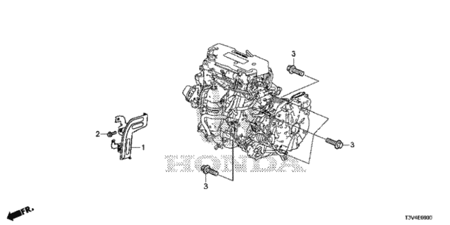 Water Passage Stay for 2014 Honda Accord #0