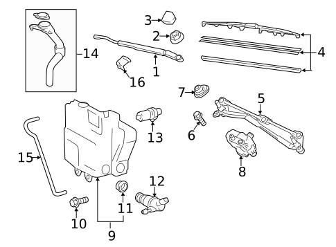 Wipers for 2014 Scion iQ #0