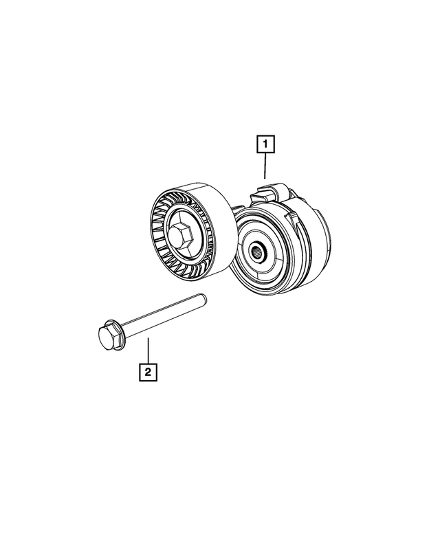 « 6510159AA – Cooling : Clavette à Tête Hexagonale à Embase Boulon pour Mopar Image »