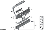 51499450256 - : Trim, Warning Triangle for BMW Image