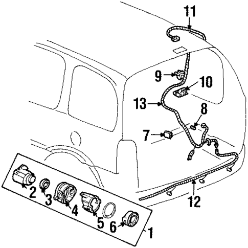 Electrical Components for 2003 Oldsmobile Silhouette #0
