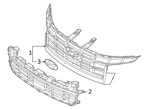 Grille & Components for 2026 Hyundai Santa Cruz #0