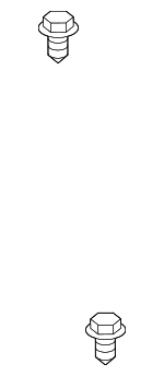 91513SJK003 - Body: Spoiler Clip for Honda: Accord, Accord Crosstour, Civic, CR-V, Crosstour, Element, Fit, Insight, Odyssey, Pilot, Ridgeline Image