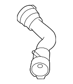 17127540127 - Cooling System: Lower Hose for BMW: 1 Series M, 128i, 135i, 135is, 335i, 335i xDrive, 335is, 335xi, X1, Z4 Image