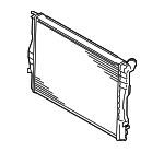 17117558480 - Cooling System: Radiator for BMW: 1 Series M, 128i, 135i, 135is, 335d, 335i, 335i xDrive, 335is, 335xi, Z4 Image