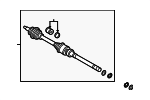 FTF12550X - : Axle Assembly for Mazda: CX-9 Image
