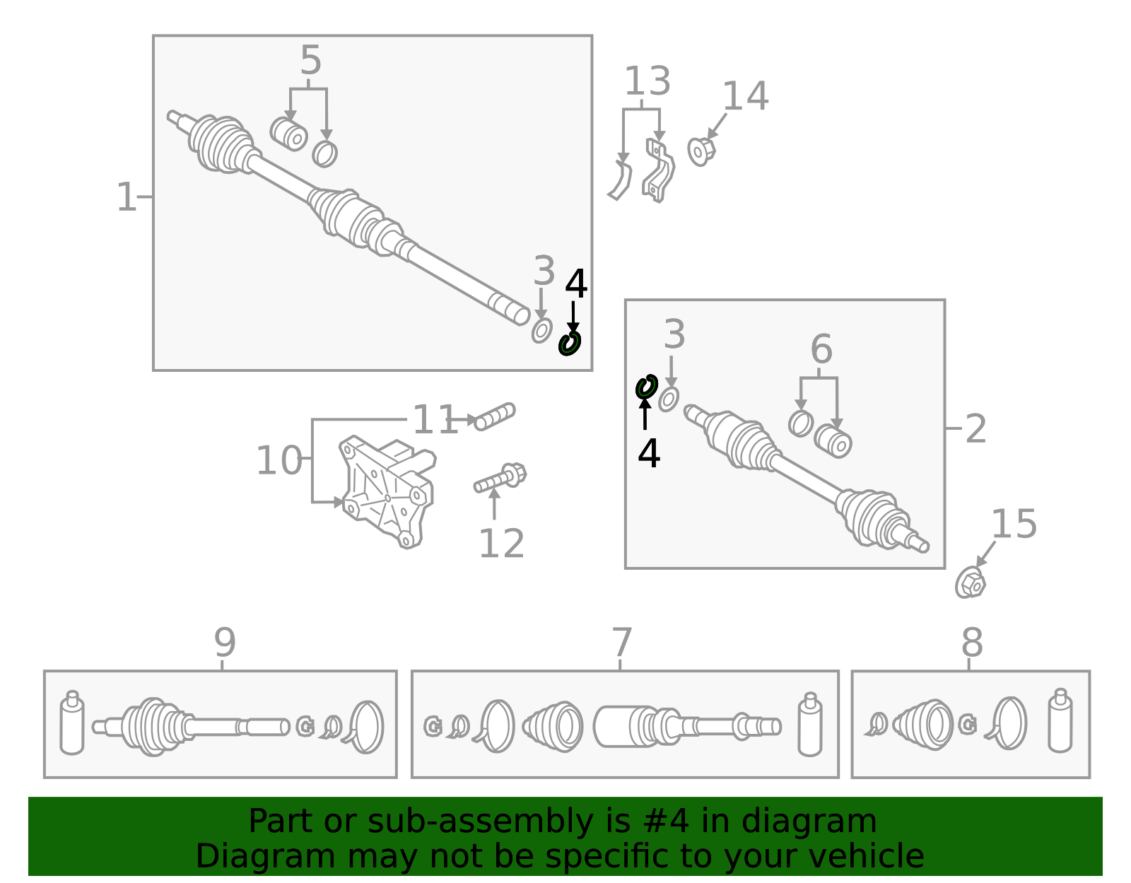 H010-25-421A - Axle Assembly Snap Ring 2007-2025 Mazda | Mazda-Parts
