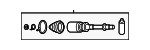 FTF122620 - : Inner Joint Assembly for Mazda: CX-9 Image