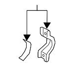 G2A12574Z - : Mount Bracket Clamp for Mazda: 3, 6, CX-3, CX-5, CX-9 Image