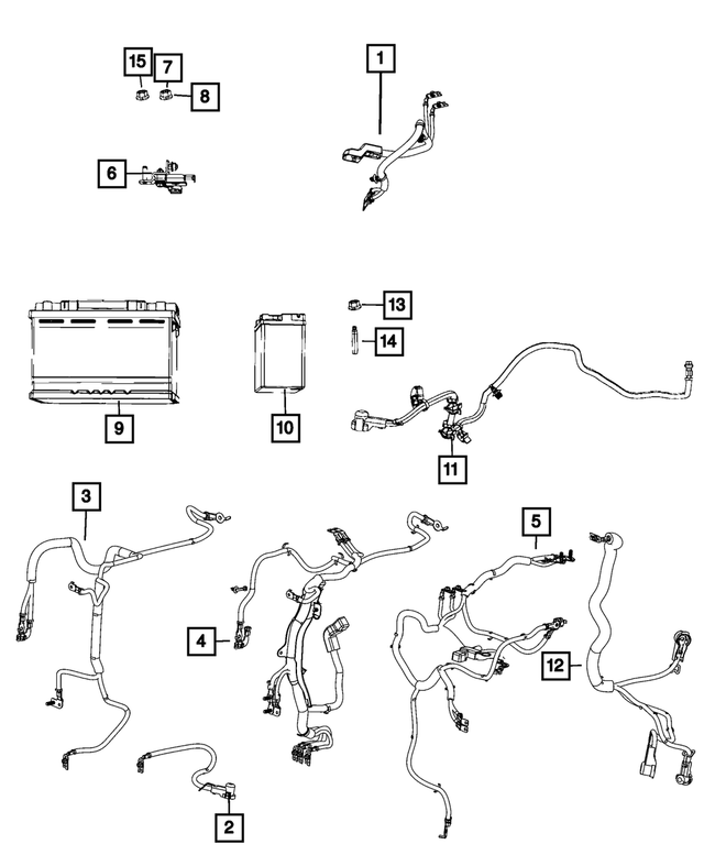 68410685AD - Electrical: Alternator Wiring for Mopar Image