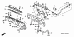 16451PLC000 - Engine: CLIP, INJECTOR for Honda Image