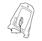 3WA881045 - Body: Seat Back Frame for Audi Image