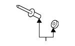 8S8898955 - Body: Lumbar Support Mount Kit for Audi Image