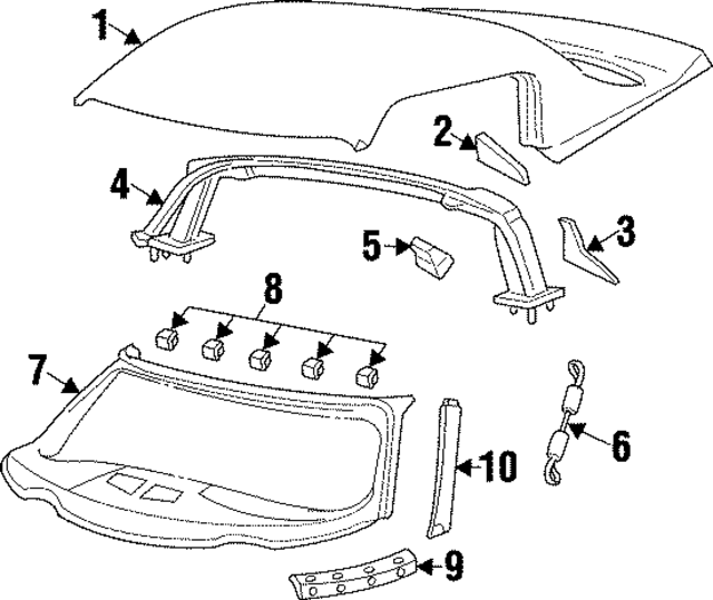 SV29TZZAC - Body: Roof Panel for Mopar Image