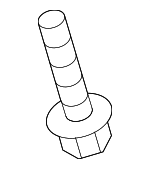 N10828001 - Body: Glove Box Assembly Bolt for Audi Image