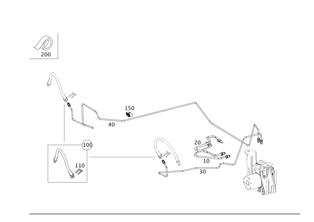 4514200026 - Brakes: Brake Line for Smart Image image