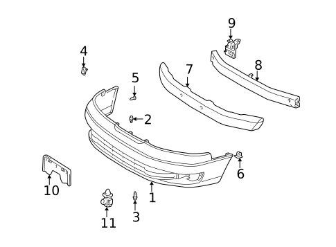 Automatic Temperature Controls for 1999 Lexus ES300 #0