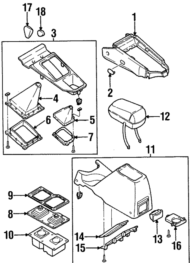 K08B64412A70 - : Park Brake Cover for Kia Image
