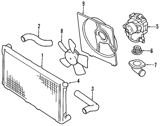 21111AA065 - : Water Pump for Subaru Image