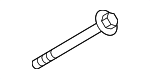 WHT005156 - Suspension: Differential Assembly Mount Bolt for Porsche Image