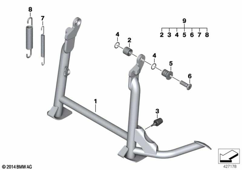 Center Stand for 2003 BMW-Motorrad R 1200 ST #0