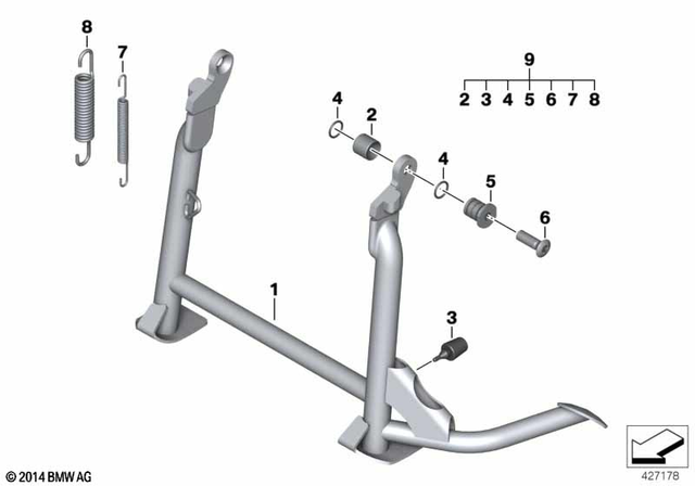 46527712096 - : Center Stand for BMW-Motorrad Image