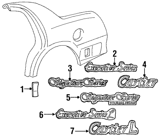 F8VZ54297A74CA - : Quarter Panel Emblem for Ford Image