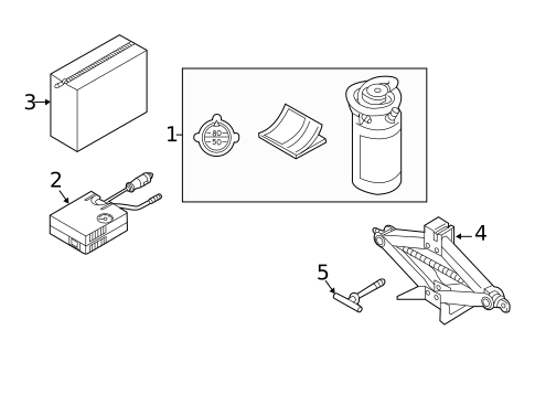 Jack & Components for 2019 Fiat 124 Spider #0