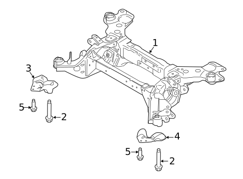 Suspension Mounting for 2018 Lincoln MKX #2