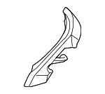 78503S9VA11ZF - : Finish Plate for Honda: Element Image