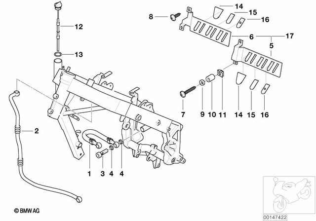 7119900927 - Engine: Hollow Bolt -  for BMW-Motorrad Image