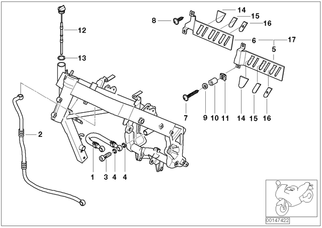 7119900927 - Engine: Hollow Bolt -  for BMW-Motorrad Image