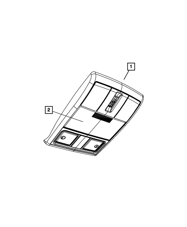 1MT59DW1AA - Interior Trim: Overhead Console for Mopar Image
