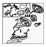 8791046192C2 - : Mirror Assembly for Lexus Image