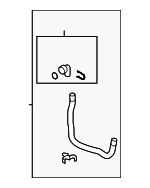 5N0121051M - Cooling System: Lower Hose for Volkswagen: Tiguan, Tiguan Limited Image