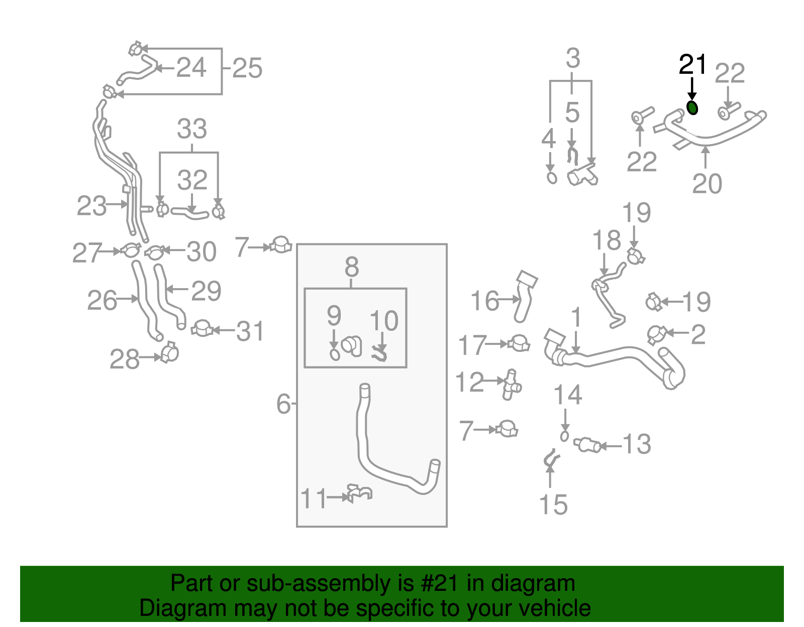 2008-2018 Volkswagen Engine Coolant Pipe O-Ring WHT-002-001 | OEM Parts ...