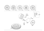 2034001702 - Wheels: Disk Wheel for Mercedes-Benz Image