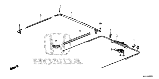 Sun Shade Components for 2016 Honda Pilot #0