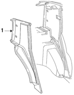 H220DM6 - Body: Package Tray for Chrysler: LeBaron, Town &amp; Country Image