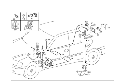 Distress Alarm System for 1998 Mercedes-Benz C230 #0