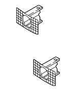 3C8919493C - Body: Park Sensor Mount Bracket for Volkswagen: CC Image