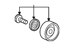 3118951BH02 - Cooling System: Tension Pulley for Honda Image