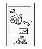 1750634 - Body: ACDelcoâ„¢ Master Cylinder for Chevrolet: Captiva Sport, Equinox | GMC: Terrain | Pontiac: Torrent | Saturn: Vue Image