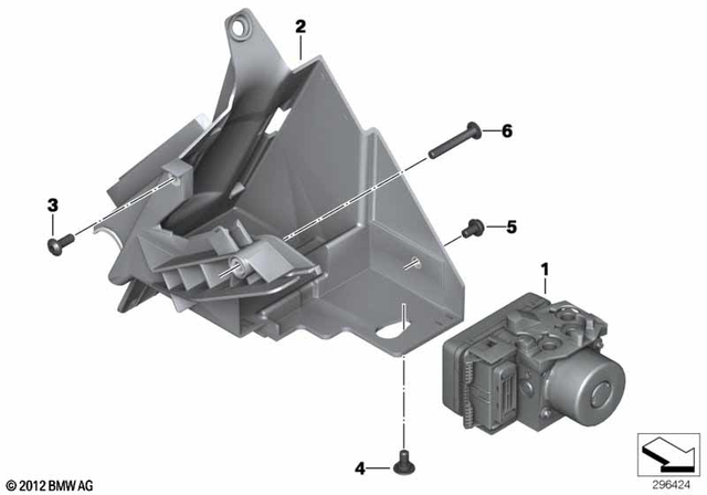 34518546851 - Brakes: Pressure Modulator -  for BMW-Motorrad Image